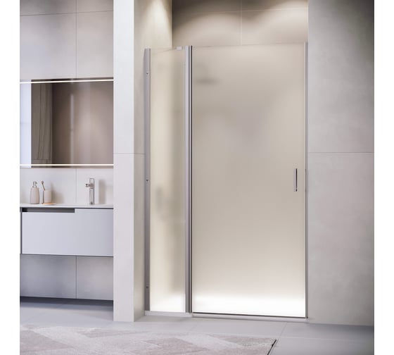 Изображение товара Душевая дверь RGW 100*195 LE-004-Gr Серый/Матовое/6 мм 351200410-210