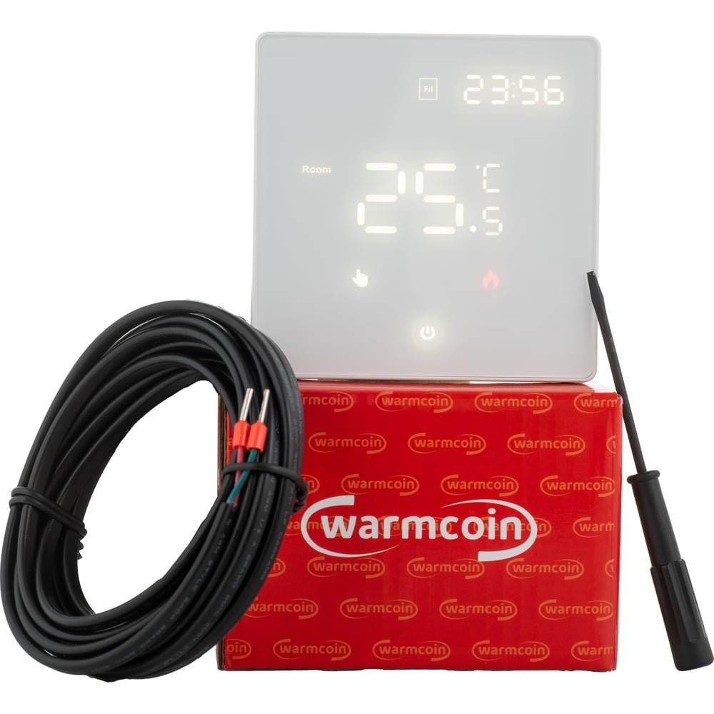 Изображение товара Программируемый WiFi терморегулятор Warmcoin W500i для пола и помещений