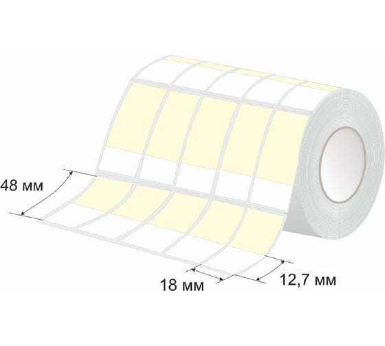 Изображение товара Самоламинирующаяся этикетка SOFMIX СЛМ.ТТ.18.48 10 тыс в рул 101684