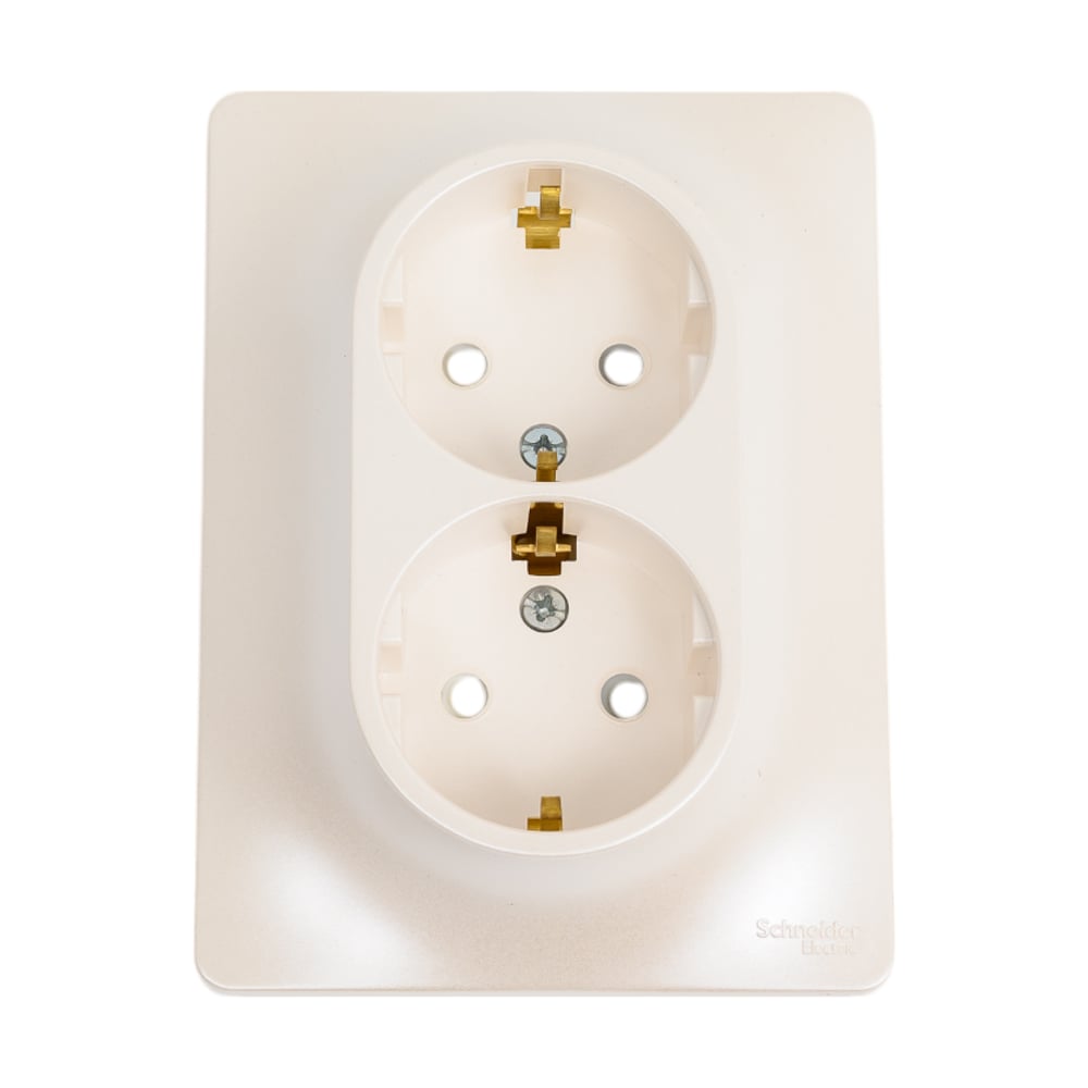 Изображение товара 2-местная розетка Systeme Electric скрытой проводки Glossa 16А IP20 250В с заземлением перламутр GSL000626 Изображение товара 2-местная розетка Systeme Electric скрытой проводки Glossa 16А IP20 250В с заземлением перламутр GSL000626