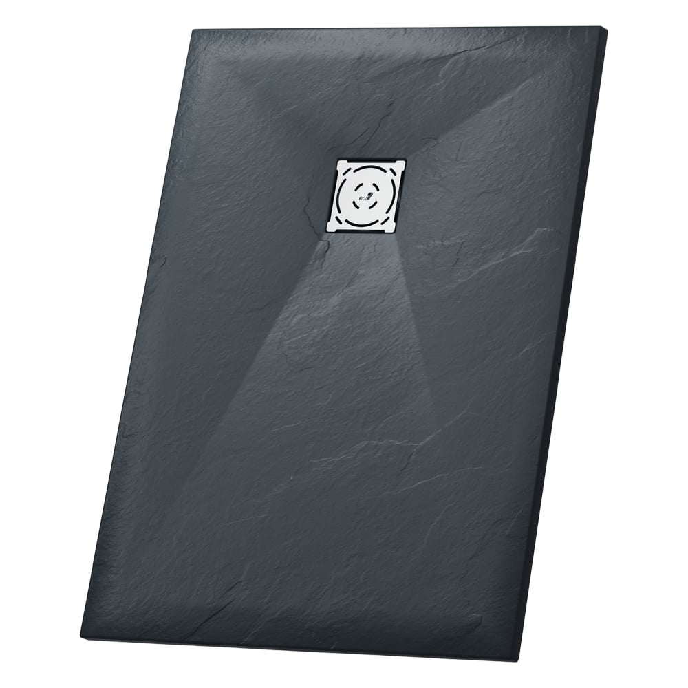 Изображение товара Душевой поддон RGW Stone Tray 90х100 см грифит прямоугольный низкий
