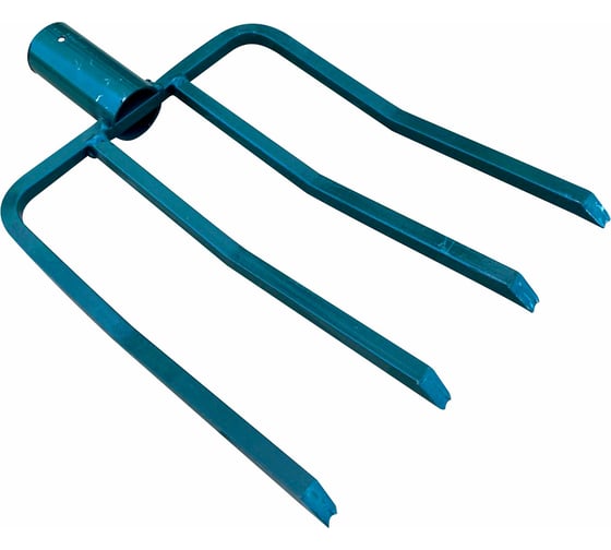 Изображение товара Садово-огородные, сварные, 4-х рогие вилы ON порошковая покраска, без черенка  24-05-001