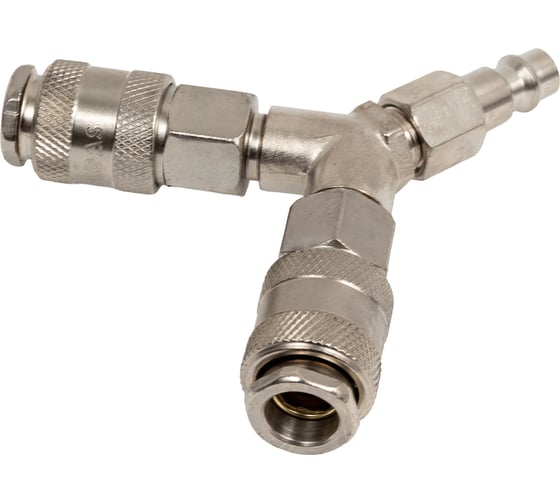 Изображение товара Разветвитель пневматический BlackWeld на 2 выхода, Y-образный, со штуцером 3303bw