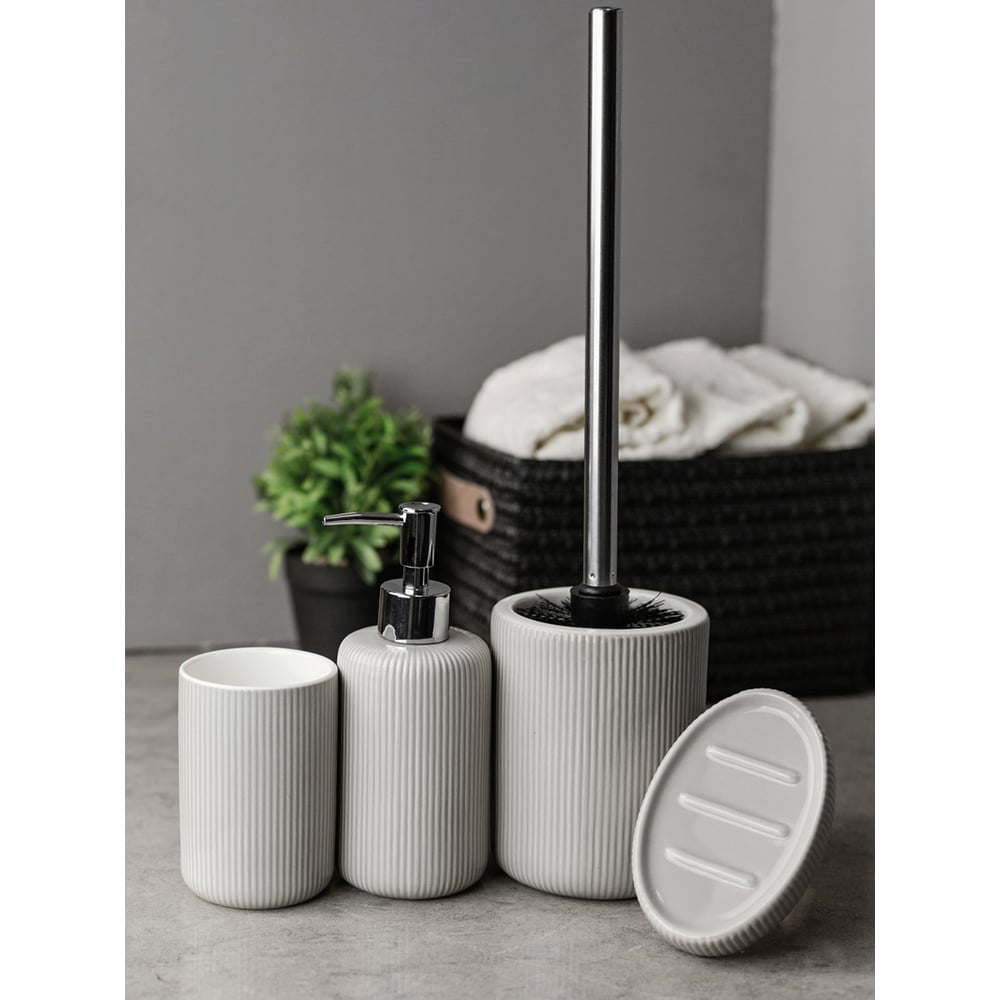 Изображение товара Комплект аксессуаров для ванной Bath Plus GRIGIO SET4 W-CE1555C-SET4