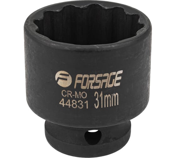 Изображение товара Головка ударная Forsage 31мм 12 граней 1/2 F-44831(56131)
