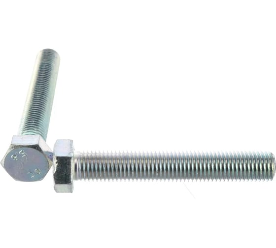 Изображение товара Болт Море-Метизов DIN 933 класс прочности 5.8 цинк М6x100 мм, 20 шт. BOLT933C58М610020M