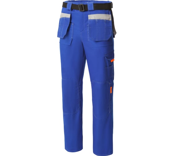 Изображение товара Брюки СОЮЗСПЕЦОДЕЖДА Профессионал, василек/светло-серый, р. 52-54, рост 170-176 2000000101842