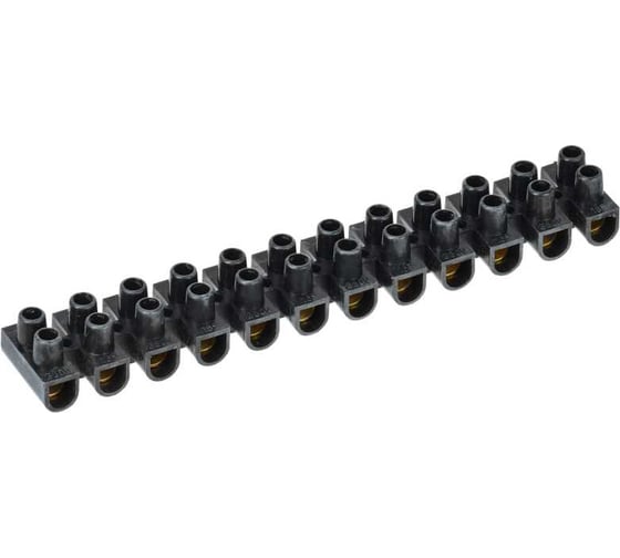 Изображение товара Зажим винтовой IEK ЗВИ-30 н/г 6-16мм2 (2шт/блистер) черные UZV5-030-10-2