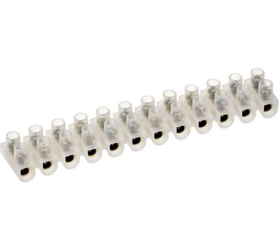 Изображение товара Зажим винтовой IEK ЗВИ-20 4-10мм2 (2шт/блистер) UZV3-020-06-2