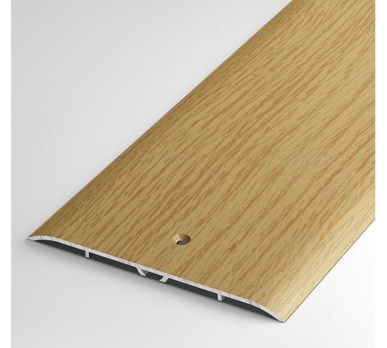 Изображение товара Порог прямой алюминиевый (100 мм; 0.9 м; декоративный; дуб универсал) Лука 00000001569