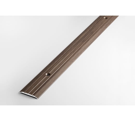 Изображение товара Порог прямой алюминиевый (25 мм; 0.9 м; декоративный; дуб мокко) Лука УТ000001732