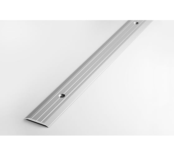 Изображение товара Порог прямой алюминиевый (25 мм; 0.9 м; анодированный; серебро) Лука 00000001456