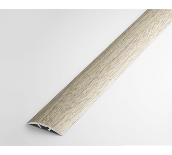 Изображение товара Порог прямой скрытый алюминиевый (31.2 мм; 0.9 м; декоративный; дуб беленый) Лука 00000002823