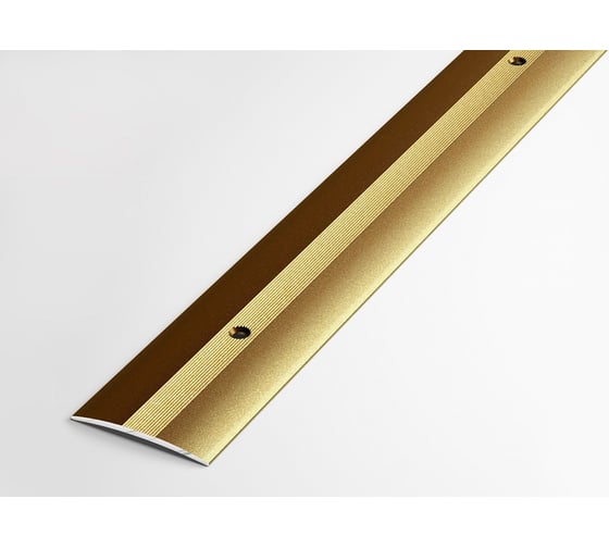 Изображение товара Порог прямой алюминиевый (37 мм; 0.9 м; анодированный; бронза) Лука 00000002966
