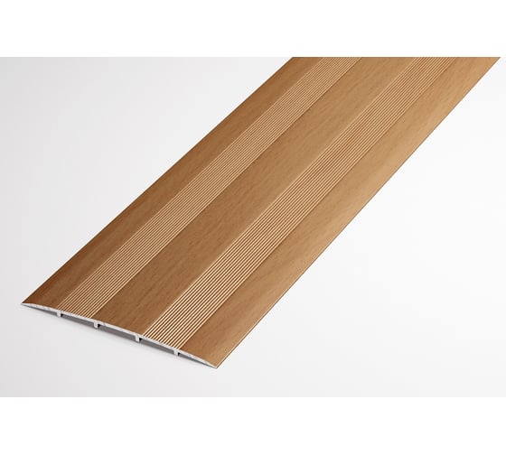 Изображение товара Порог прямой алюминиевый (78 мм; 0.9 м; декоративный; бук) Лука 00000001427