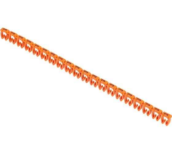 Изображение товара Маркер IEK открытого типа KE, 4-6мм2, символ 3, 500штук/упаковка UMK-KE3-3