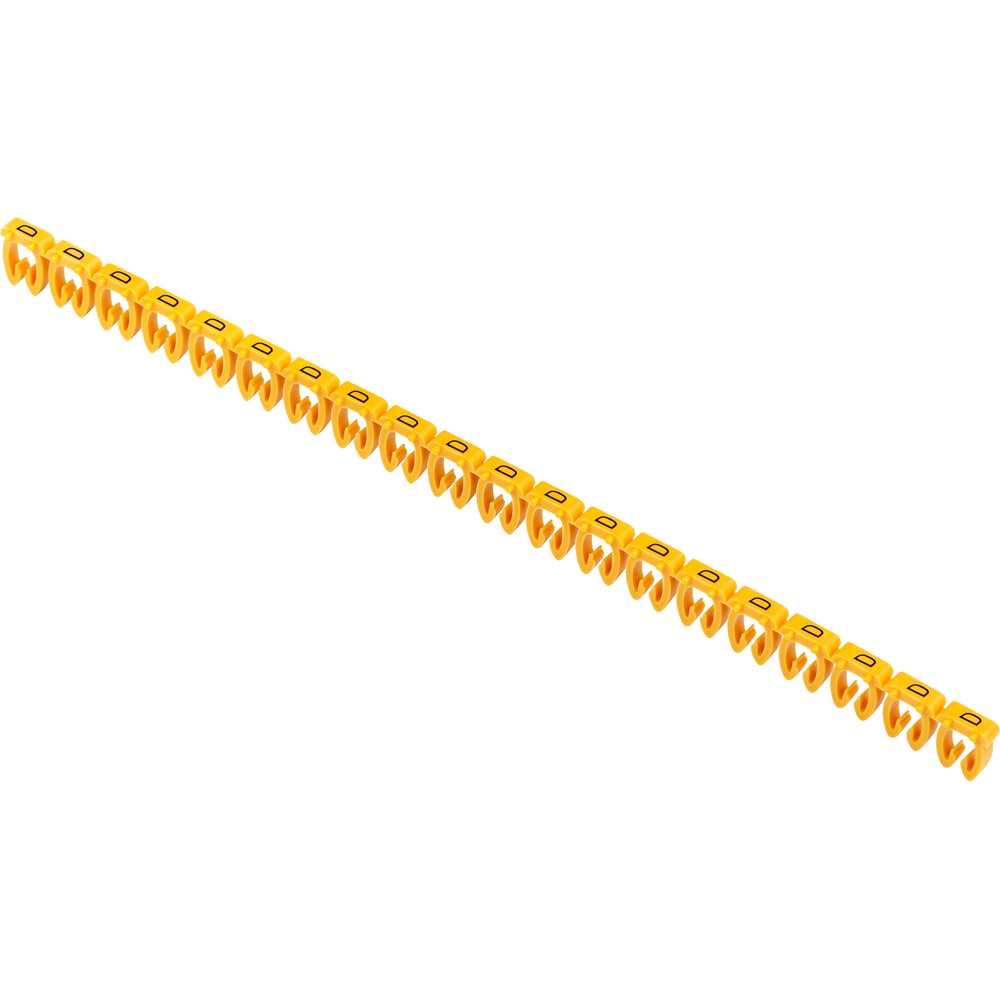 Изображение товара Маркер IEK открытого типа KE для маркировки проводов 4-6 мм символ D 200 шт