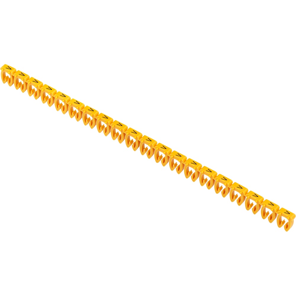 Изображение товара Маркер IEK открытого типа KE для кабелей 4-6 мм2, 200 штук