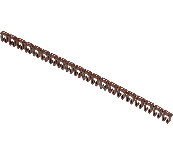 Изображение товара Маркер IEK открытого типа KE, 4-6мм2, символ 1, 500штук/упаковка UMK-KE3-1