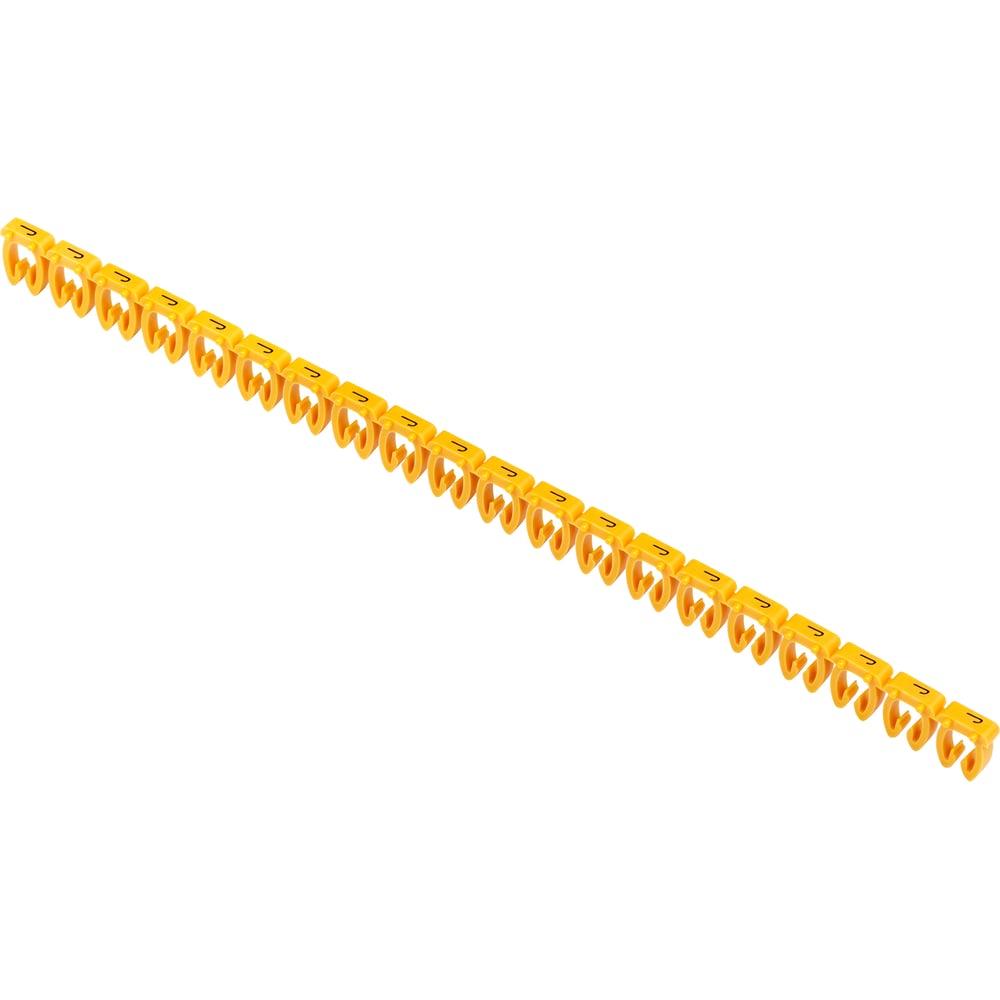 Изображение товара Маркер IEK открытого типа KE для проводов 4-6мм2, символ J, 200шт