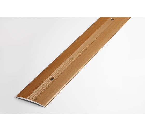 Изображение товара Порог прямой алюминиевый (37 мм; 0.9 м; декоративный; бук) Лука 00000001382