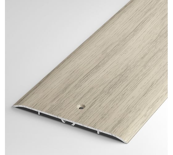 Изображение товара Порог прямой алюминиевый (100 мм; 0.9 м; декоративный; клен беленый) Лука 00000002891