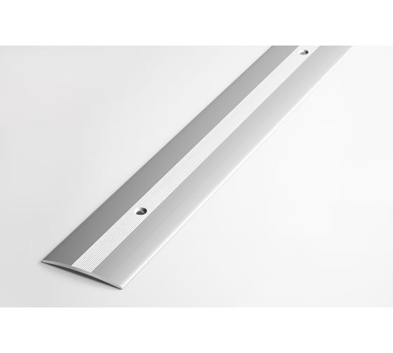 Изображение товара Порог прямой алюминиевый (37 мм; 0.9 м; анодированный; серебро) Лука 00000001373