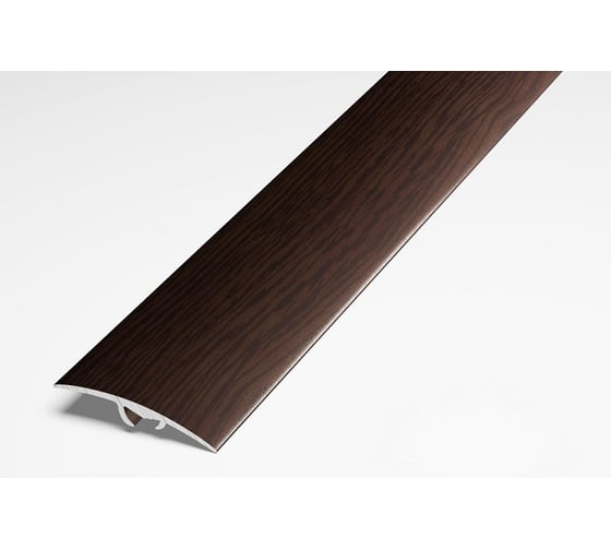 Изображение товара Порог разноуровневый алюминиевый (41 мм; 0.9 м; декоративный; дуб венге) Лука УТ000002619