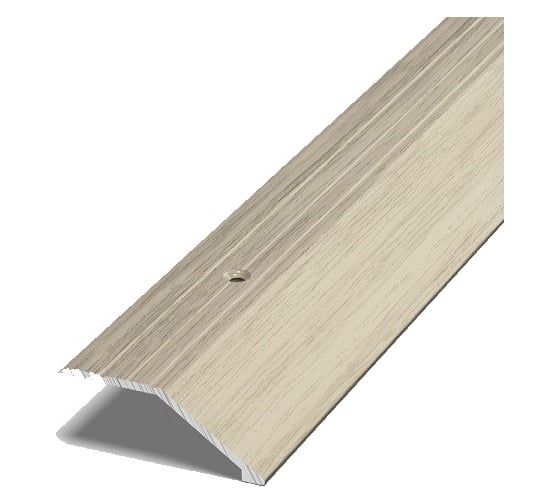 Изображение товара Порог разноуровневый алюминиевый (45 мм; 0.9 м; декоративный; клен беленый) Лука 00000002318