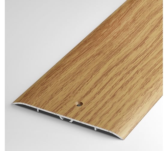 Изображение товара Порог прямой алюминиевый (100 мм; 0.9 м; декоративный; дуб универсал) Лука 00000002167