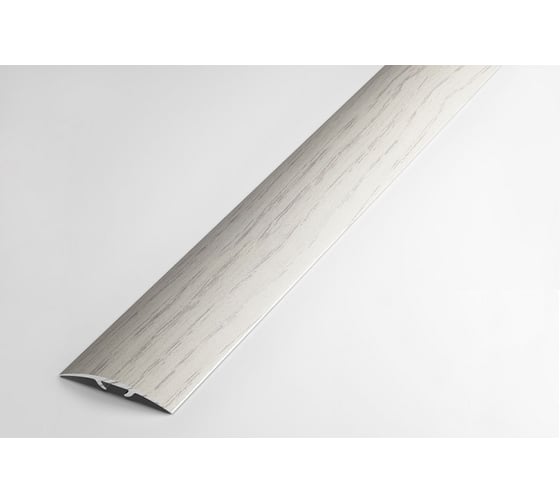 Изображение товара Порог прямой скрытый алюминиевый (35 мм; 0.9 м; декоративный; дуб Арктик) Лука УТ000001647
