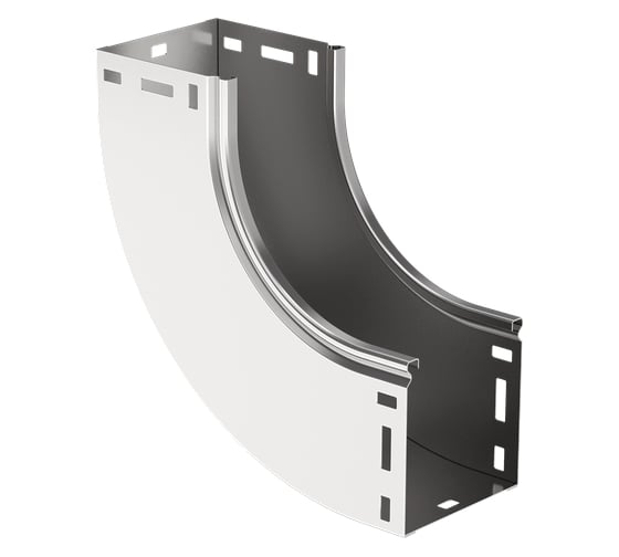Изображение товара Поворот плавный IEK ESCA 90град тип В10 100x100мм CPV51-0-90-100-100