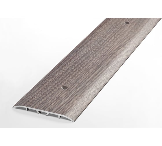 Изображение товара Порог прямой алюминиевый (60 мм; 0.9 м; декоративный; дуб дымчатый) Лука УТ000023077