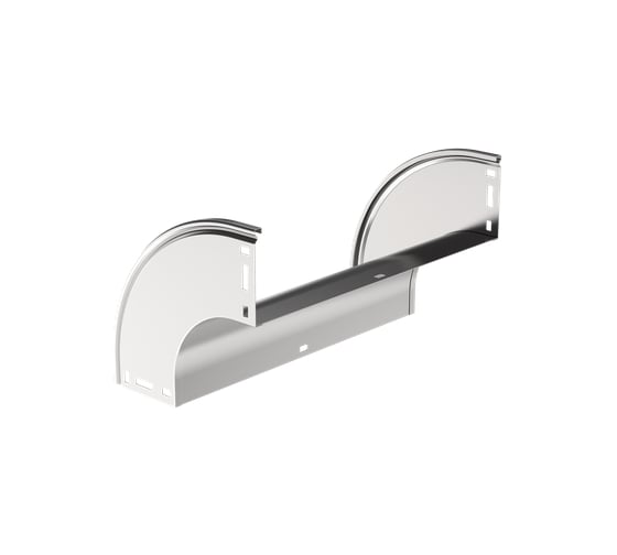 Изображение товара Поворот плавный IEK ESCA 90град тип В20 100x400мм CPV41-0-90-100-400