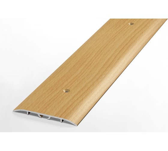 Изображение товара Порог прямой алюминиевый (60 мм; 0.9 м; декоративный; бук натуральный) Лука УТ000012529