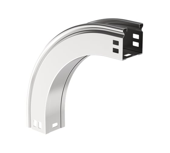 Изображение товара Поворот плавный IEK ESCA 90град тип В20 50x50мм CPV41-0-90-050-050