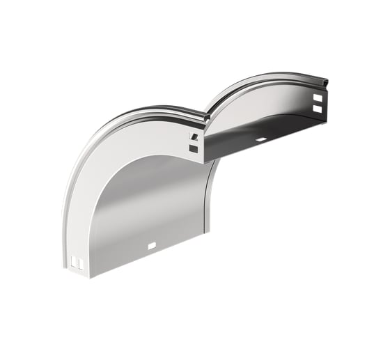 Изображение товара Поворот плавный IEK ESCA 90град тип В20 100x200мм CPV41-0-90-100-200