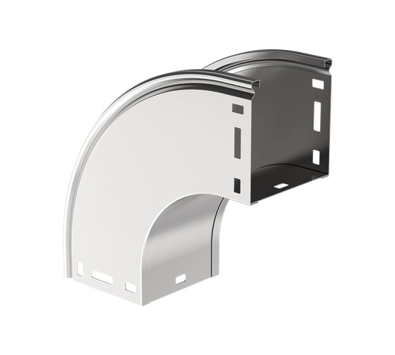 Изображение товара Поворот плавный IEK ESCA 90град тип В20 100x100мм CPV41-0-90-100-100