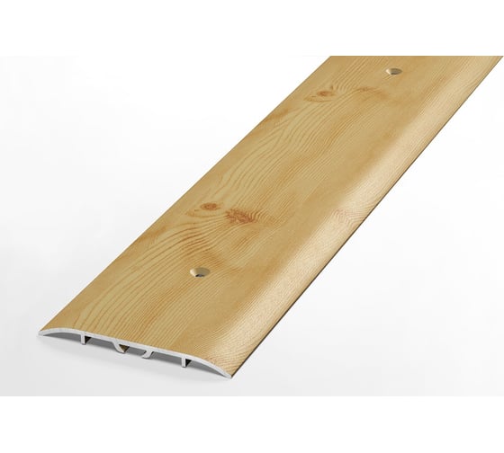 Изображение товара Порог прямой алюминиевый (60 мм; 0.9 м; декоративный; сосна) Лука УТ000012526
