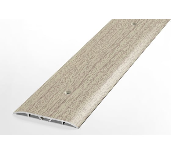 Изображение товара Порог прямой алюминиевый (60 мм; 0.9 м; декоративный; дуб беленый) Лука УТ000012533