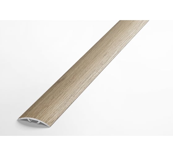Изображение товара Порог прямой алюминиевый (30 мм; 0.9 м; ламинированный; дуб беленый) Лука УТ000008814