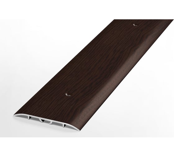 Изображение товара Порог прямой алюминиевый (60 мм; 0.9 м; декоративный; дуб венге) Лука УТ000012540