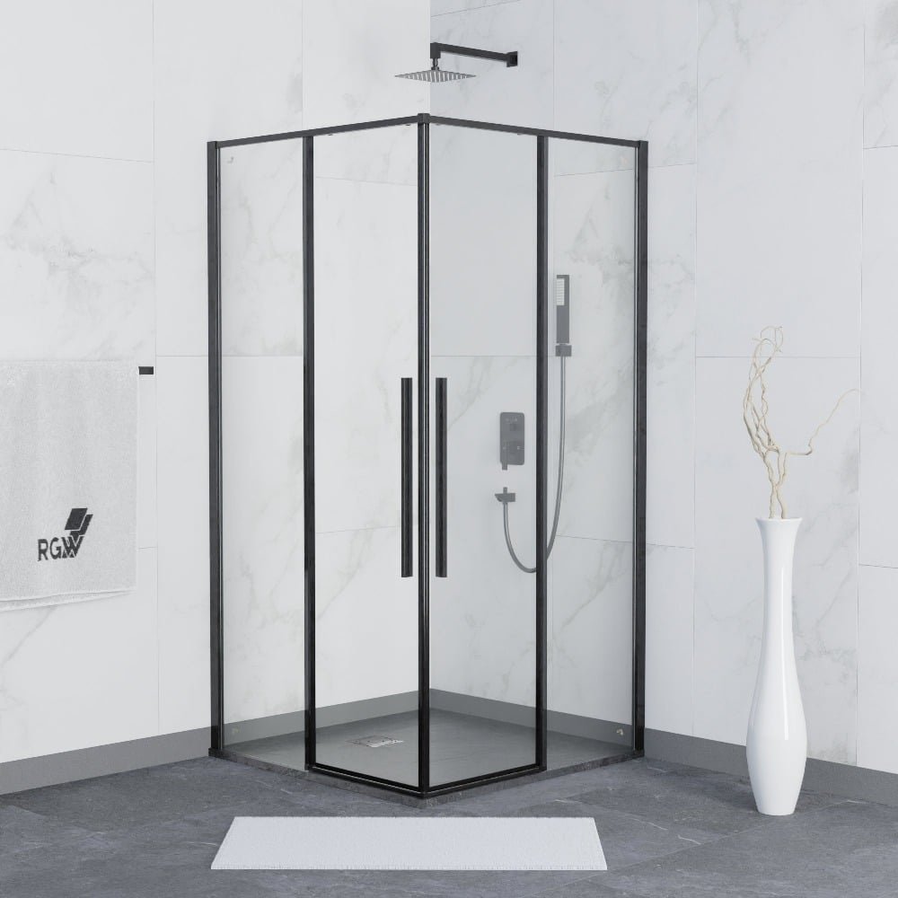 Изображение товара Душевой уголок RGW 100 100 195 с легкой очисткой и раздвижной дверью