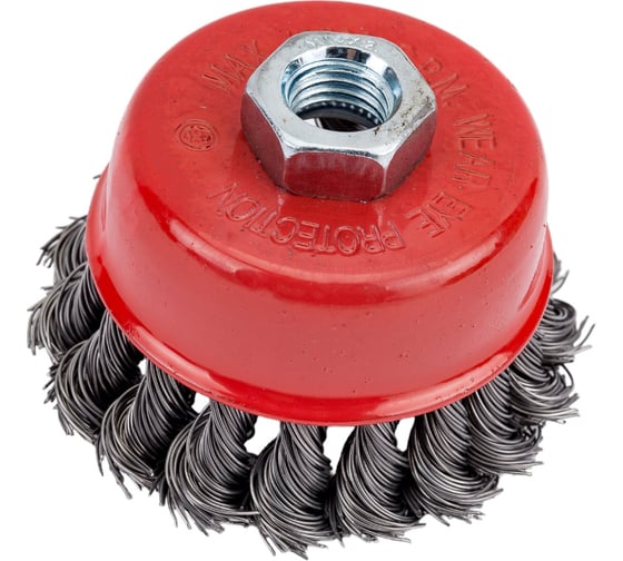 Изображение товара Щётка-крацовка с крученым ворсом (75 мм; M14; жесткая) для УШМ Orientcraft OCCBAKAG175300