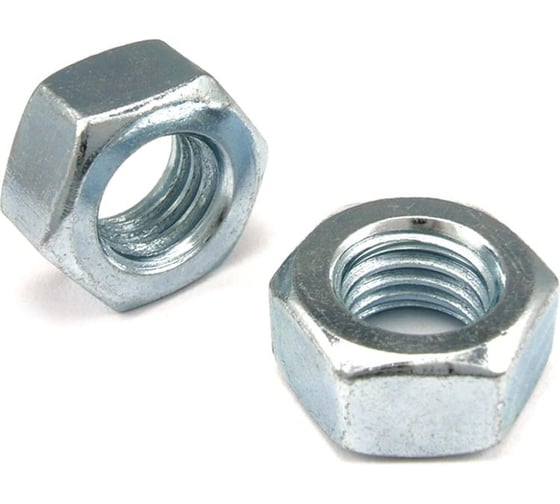 Изображение товара Гайка Море-Метизов DIN 934 класс прочности 6 цинк M3 мм, 10 шт. GAYKA934C6M310M