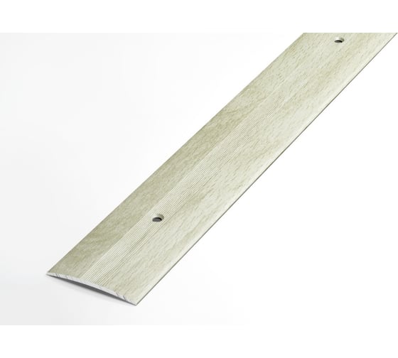 Изображение товара Порог прямой алюминиевый (37 мм; 0.9 м; декоративный; дуб выбеленный) Лука УТ000026080