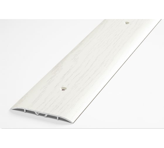 Изображение товара Порог прямой алюминиевый (60 мм; 0.9 м; декоративный; береза) Лука УТ000026191