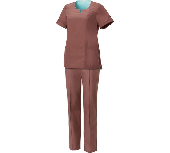 Изображение товара Женский костюм СОЮЗСПЕЦОДЕЖДА GVENN шоколадный, р. 52-54, рост 158-164 2000000137193