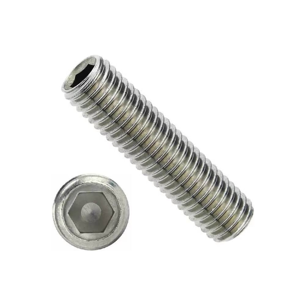 Изображение товара Винт Море-Метизов DIN 913 М3x12 А2 25 штук нержавеющая сталь