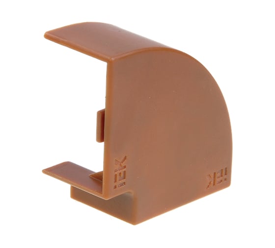 Изображение товара Поворот на 90 градусов IEK ELECOR КМП 12x12 дуб 4шт EL-KK10D-P-012-012-K11